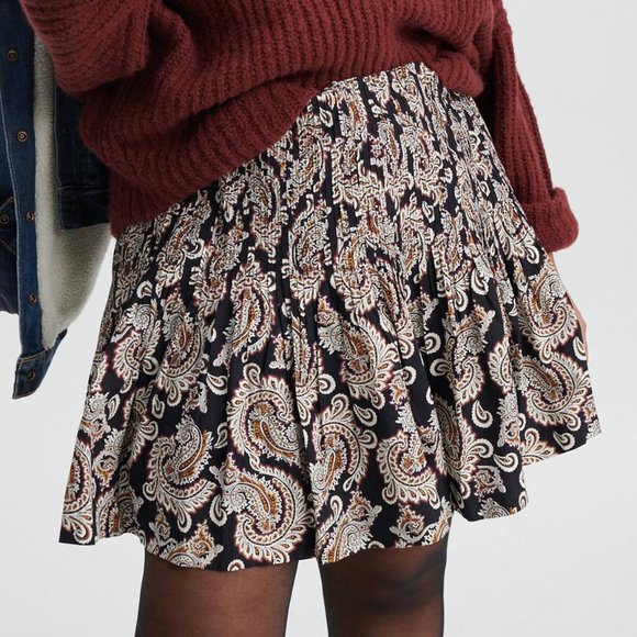 Anthropologie Dresses & Skirts - HTF Anthropologie Eula Pintucked Mini Skirt
